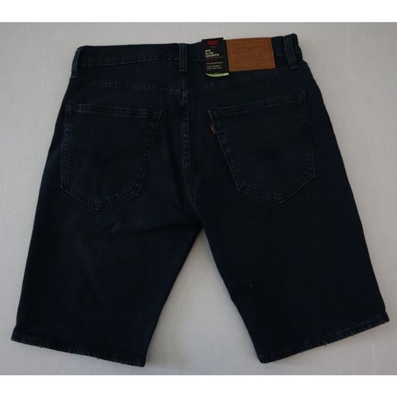 Levi's 412 Flex Eco Performance Men’s Sz 31 Dark Blue Jean Slim Shorts $70 - Picture 2 of 4